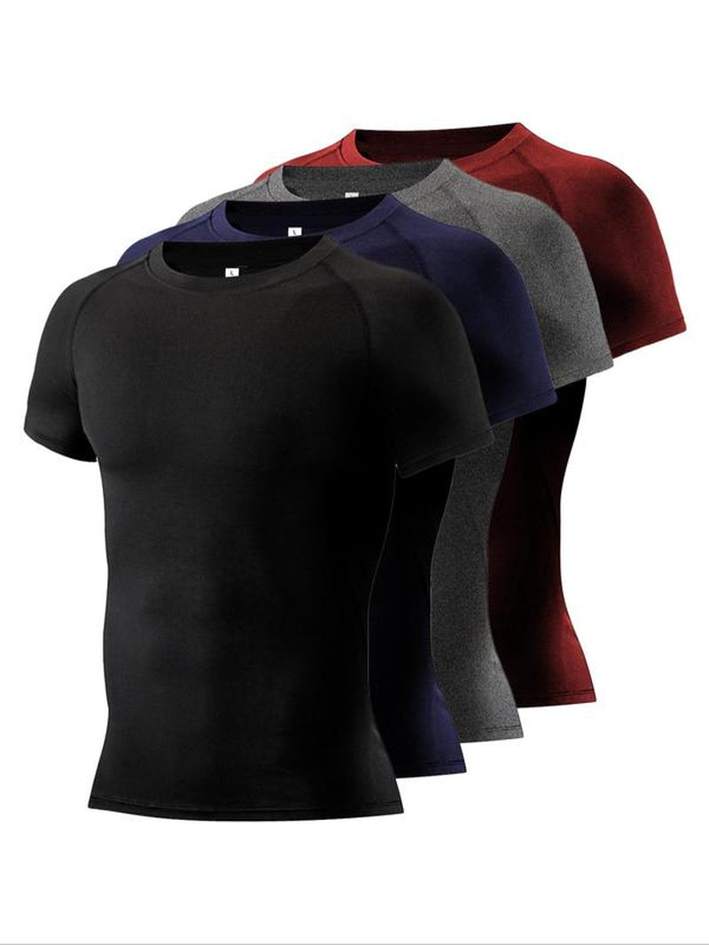 Round Neck Raglan Compression Shirt